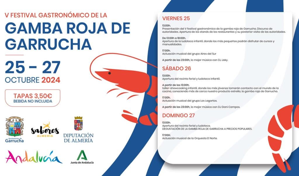 V Festival Gastronómico de la Gamba Roja de Garrucha 2024