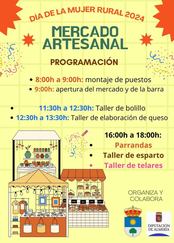 Mercado Artesanal de Taberno por el Día de la Mujer Rural 2024