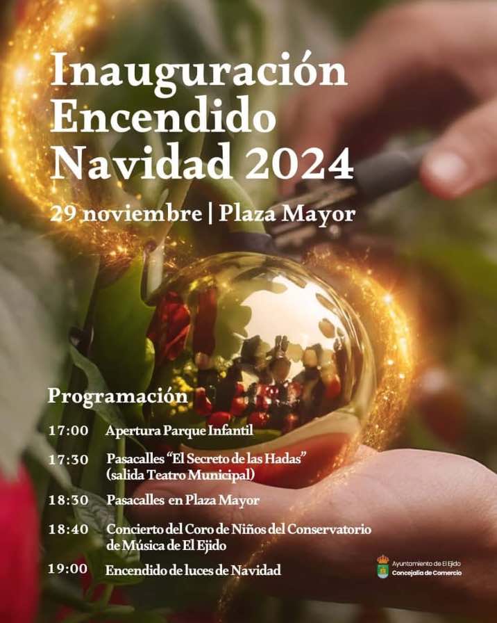 Inauguración encendido Mercado Navidad en El Ejido