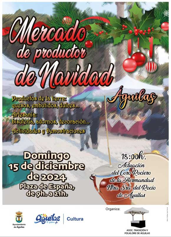 Mercado de Productor de Navidad Águilas 2024