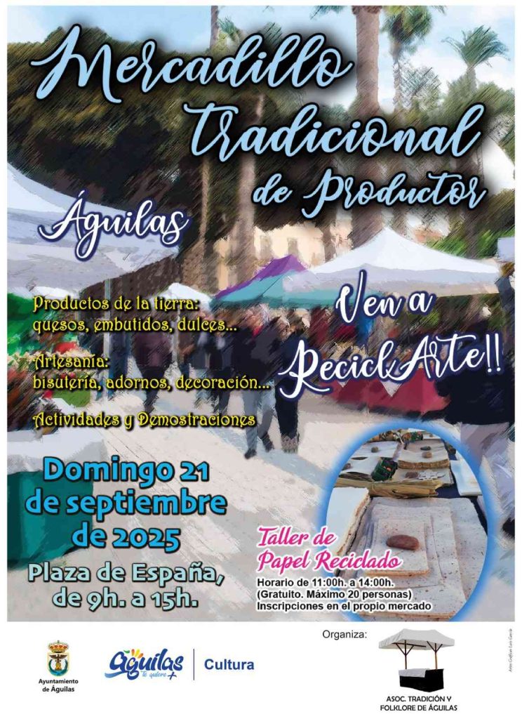 Turrones Olula de Castro en el Mercado Tradicional de Productor de Águilas 2025